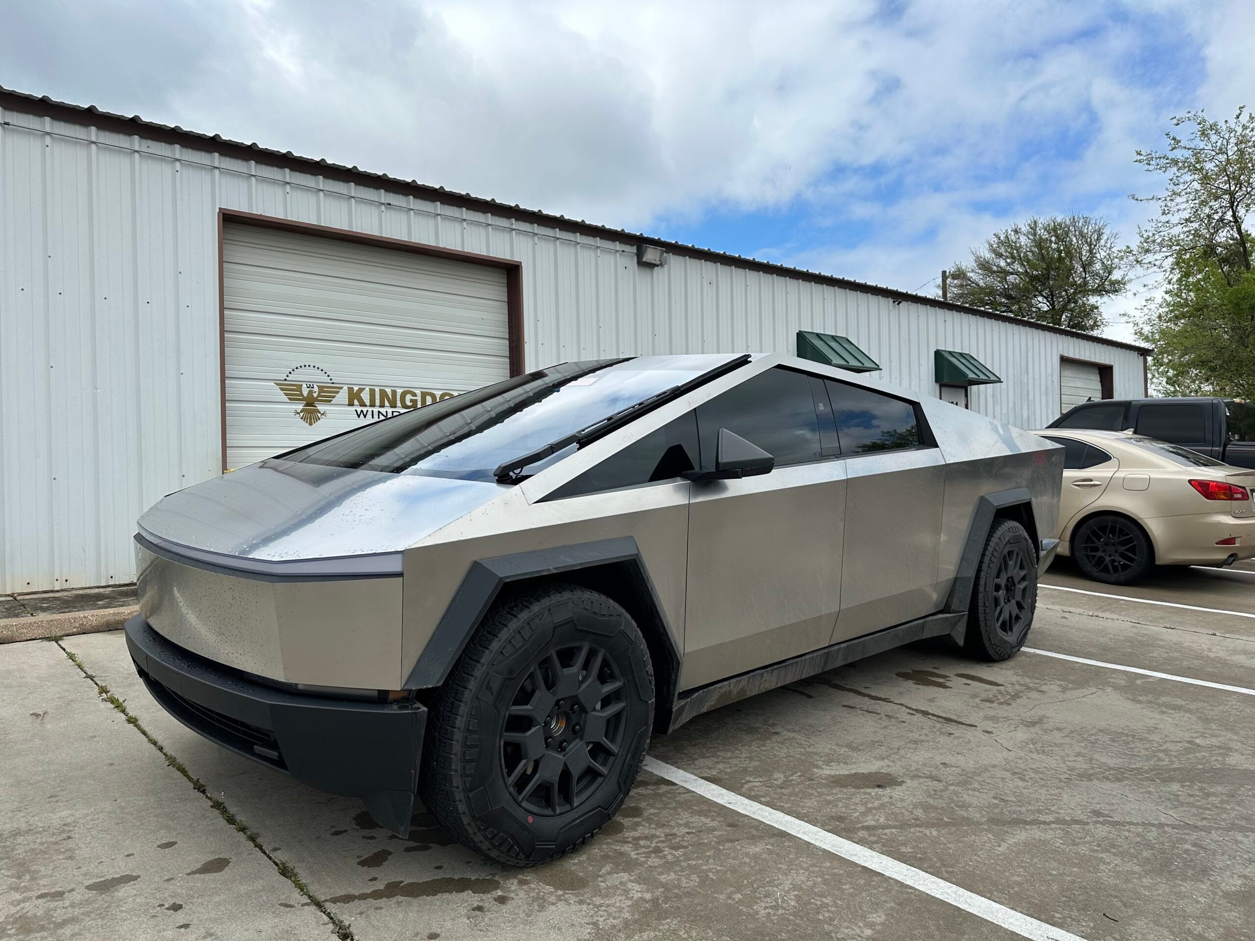 Tesla Cybertruck Window Tinting in Fort Worth Kingdom Window Tint