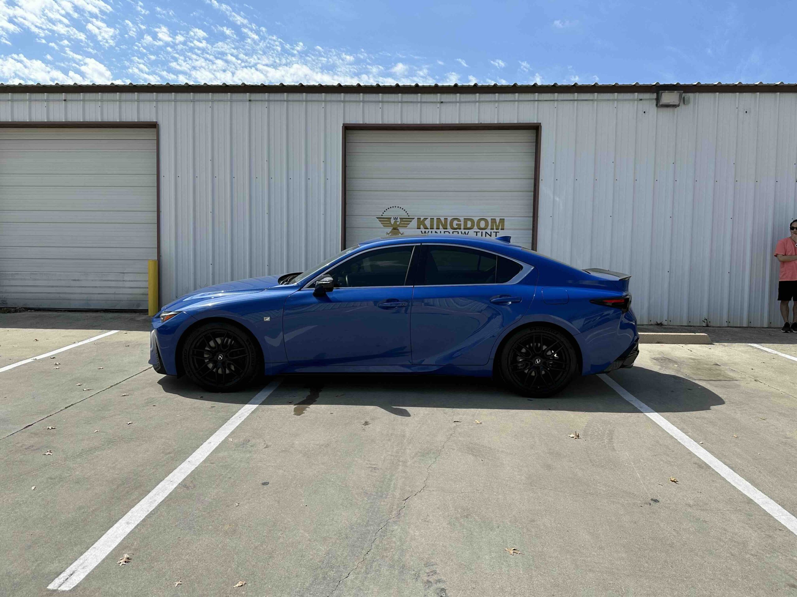 Auto tinting near me in texas got auto tinted Vehicle after receiving expert window tinting at Kingdom Window Tint in Texas.