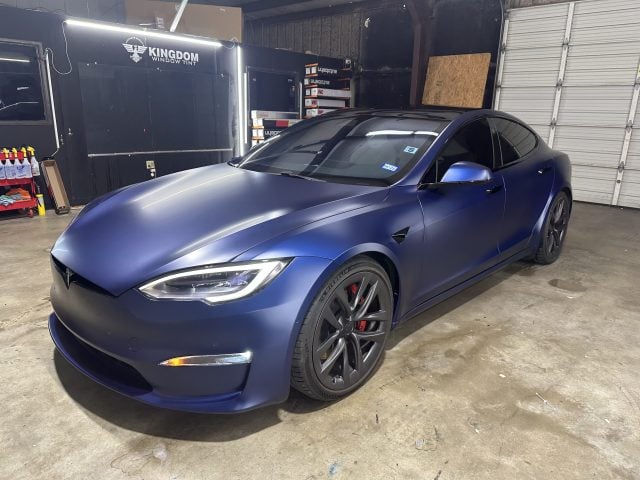 tesla matt ppf near me texas near fort worth in kingdom window tint shop